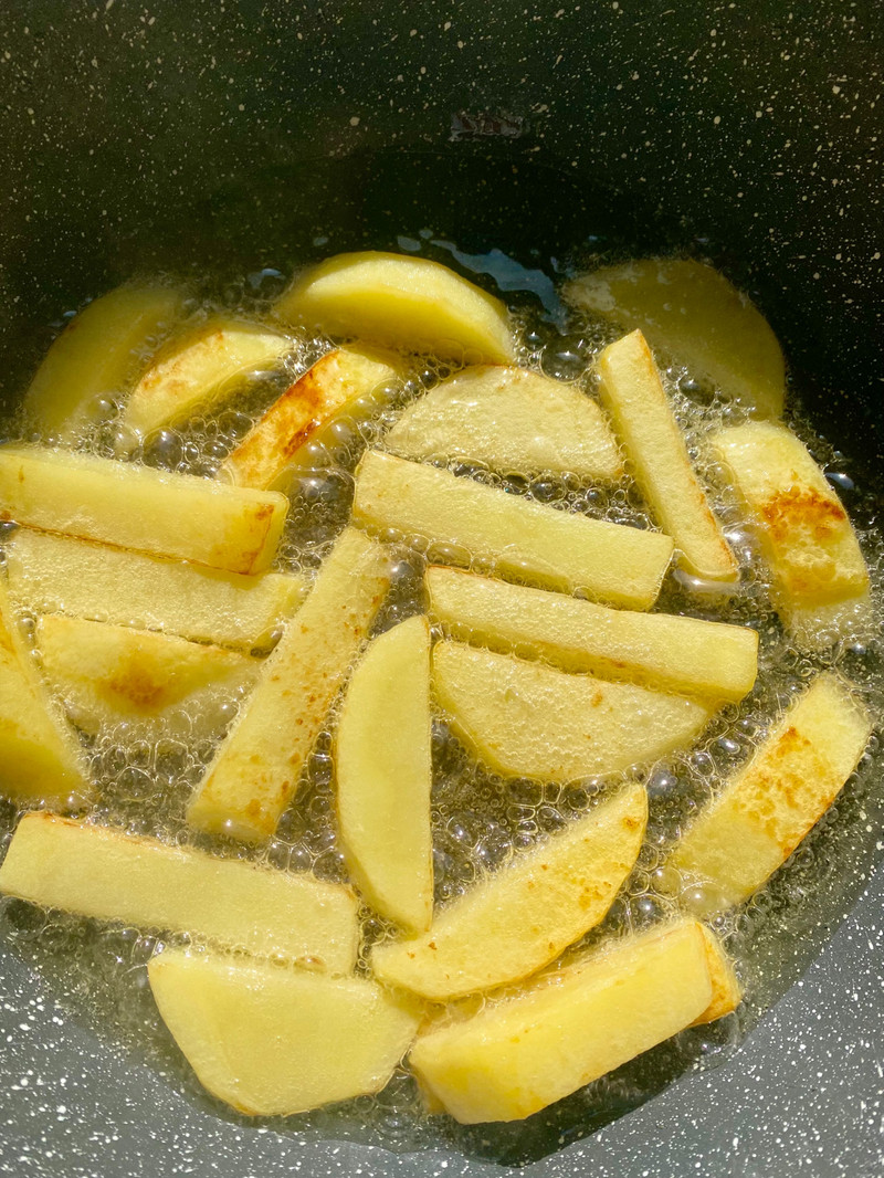干锅香辣土豆虾