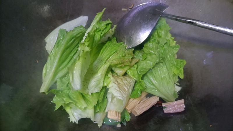 清炒腐竹