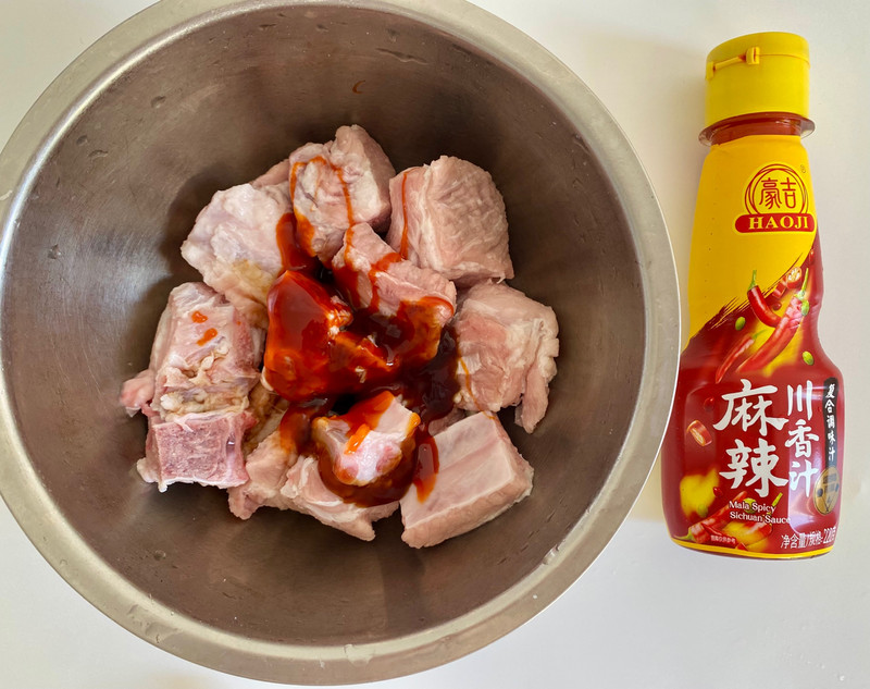 麻辣南瓜蒸排骨