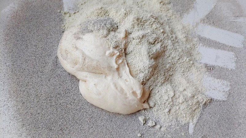 无油黑黑红豆饼