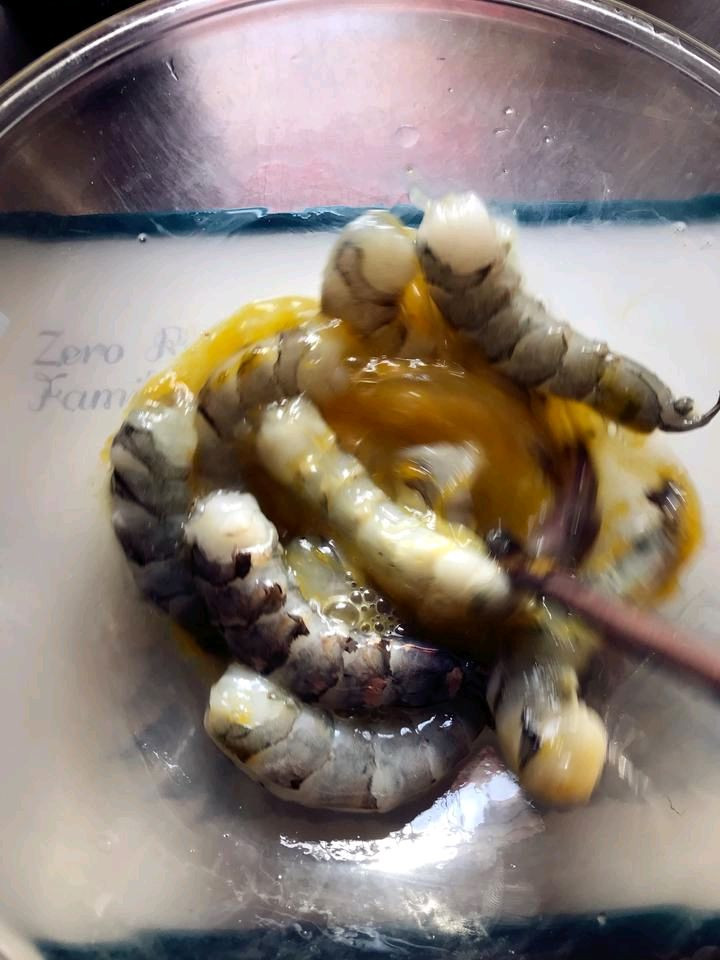 芥末虾球