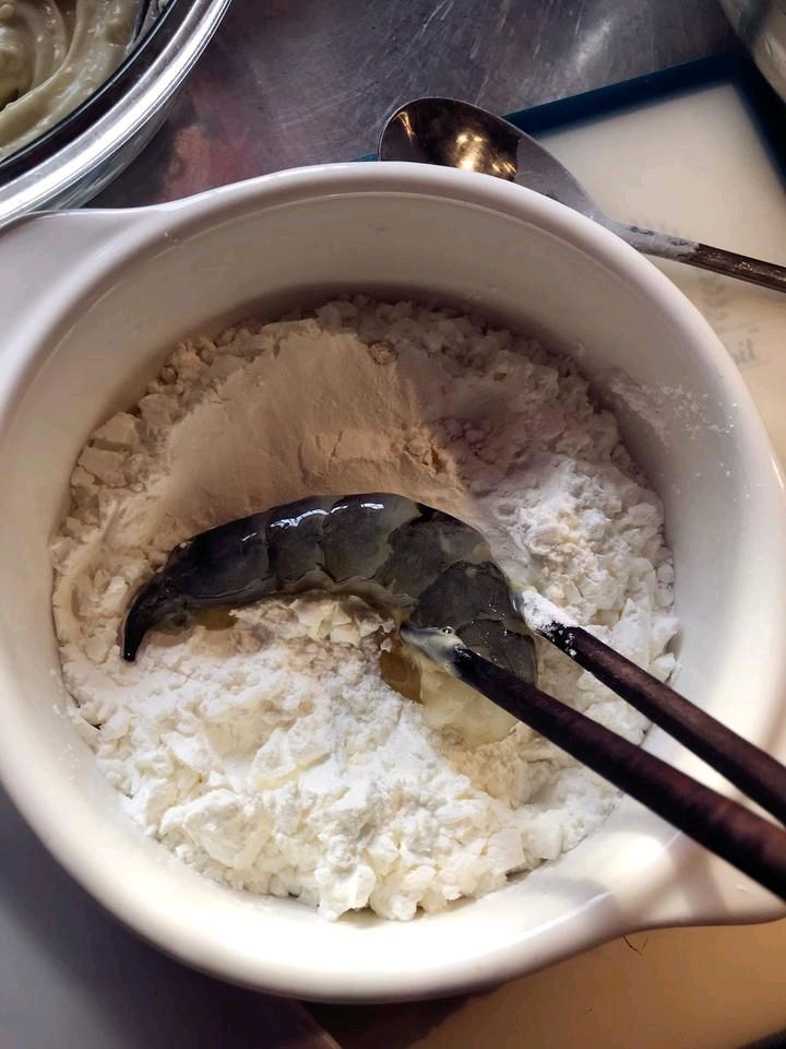 芥末虾球