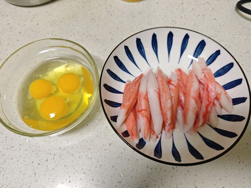 蟹柳炒鸡蛋