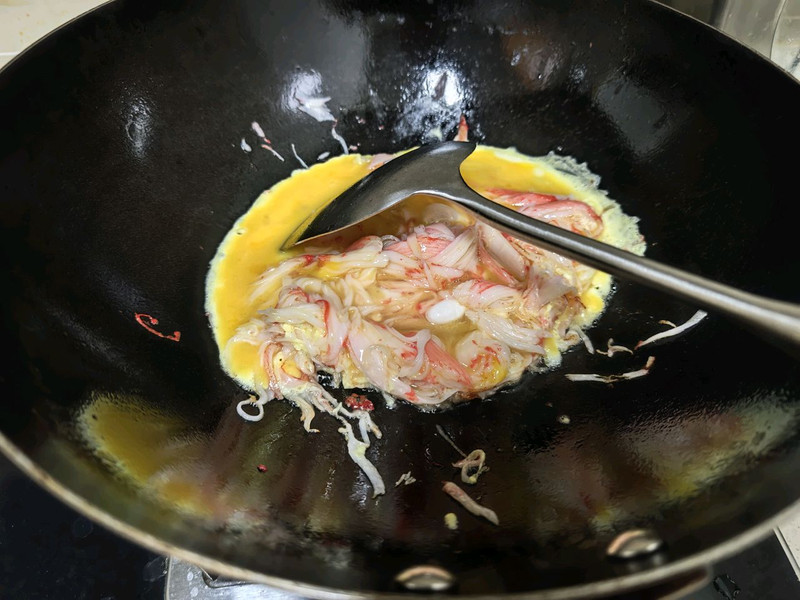 蟹柳炒鸡蛋