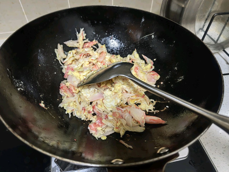 蟹柳炒鸡蛋