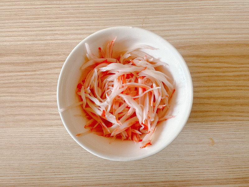 蟹柳牛油果拌饭
