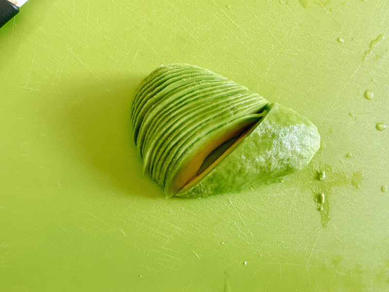 蟹柳牛油果拌饭