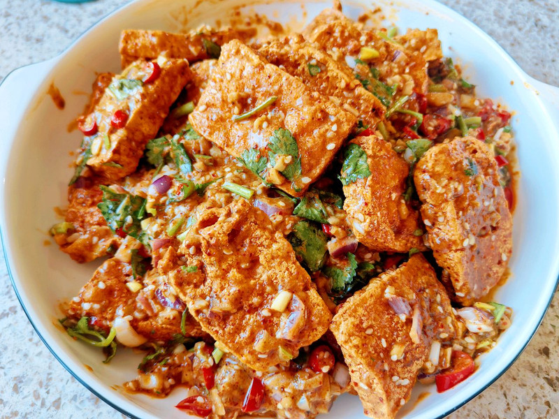 风味拌臭豆腐干
