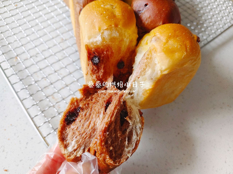 一次发酵省时法｜做一次就能吃到两种口味的吐司