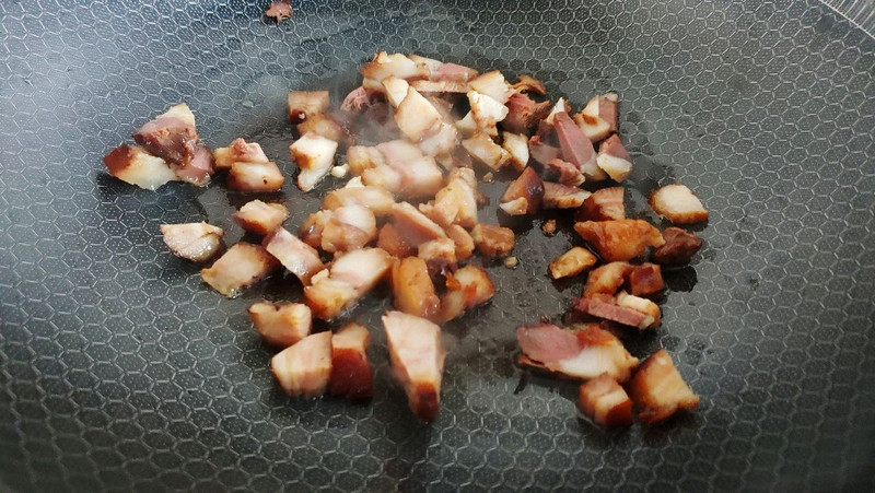 椒豆酱卤肉炒饭