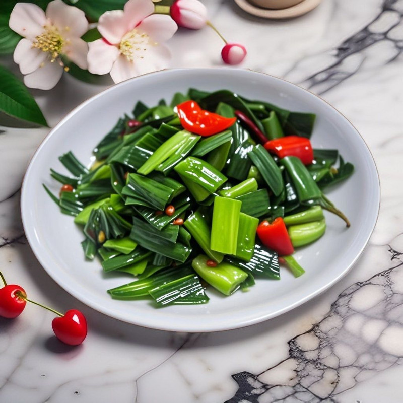 鲜上头！素炒蒜苗，春日餐桌的宝藏美味