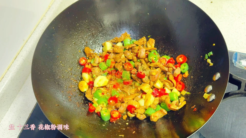 解馋又美味～辣炒鸡杂