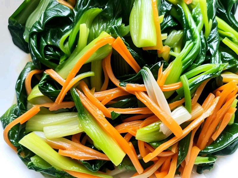 营养双拼！菠菜胡萝卜炒出春日好活力