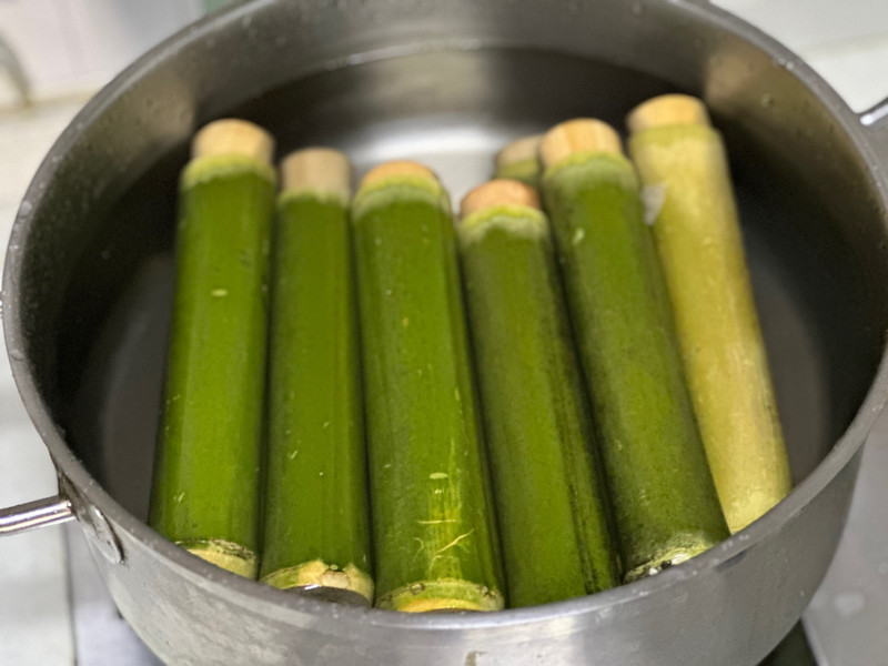 香甜软糯的竹筒粽