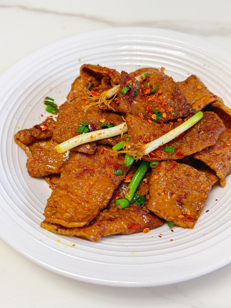 香煎牛皮豆干