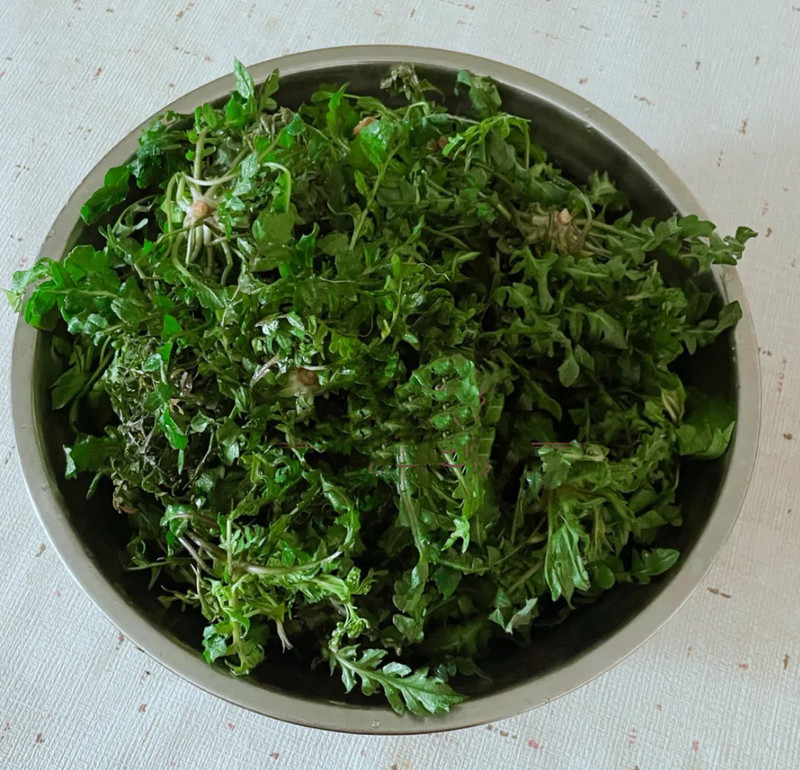 大自然的味道/荠菜炒米饭