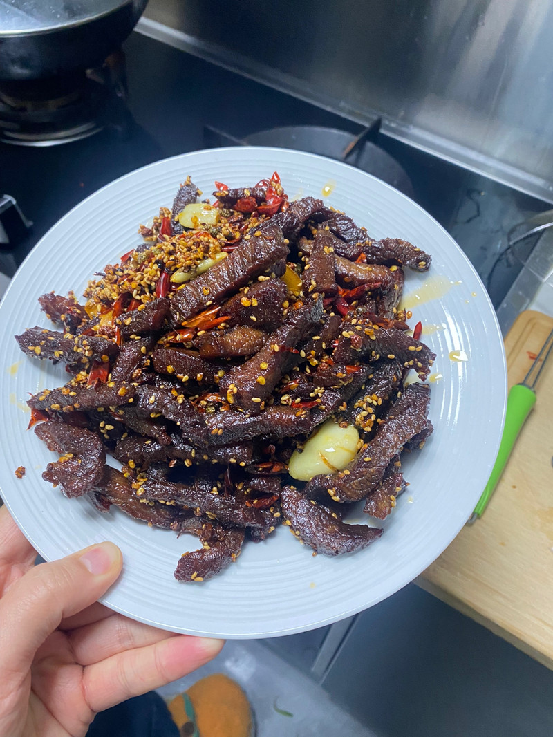 麻辣牛肉干