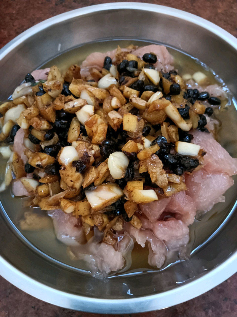 豆豉蒸肉片