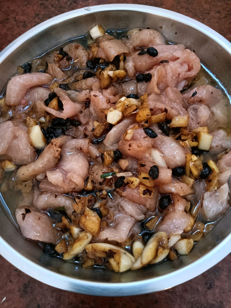 豆豉蒸肉片