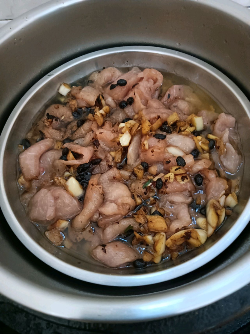 豆豉蒸肉片