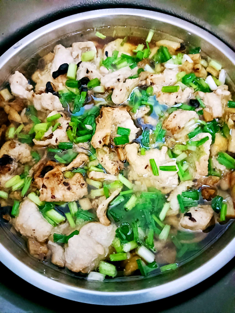 豆豉蒸肉片