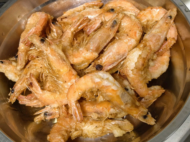 干锅香辣鸡腿虾