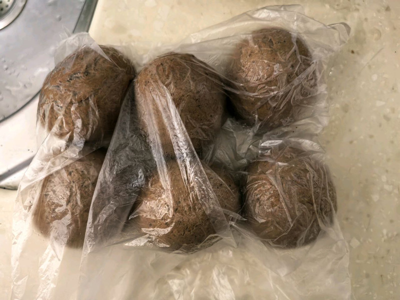 无机械免揉隔夜发酵黑糖贝果