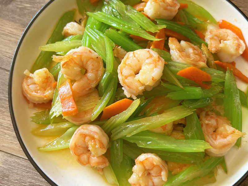 芹菜炒虾仁