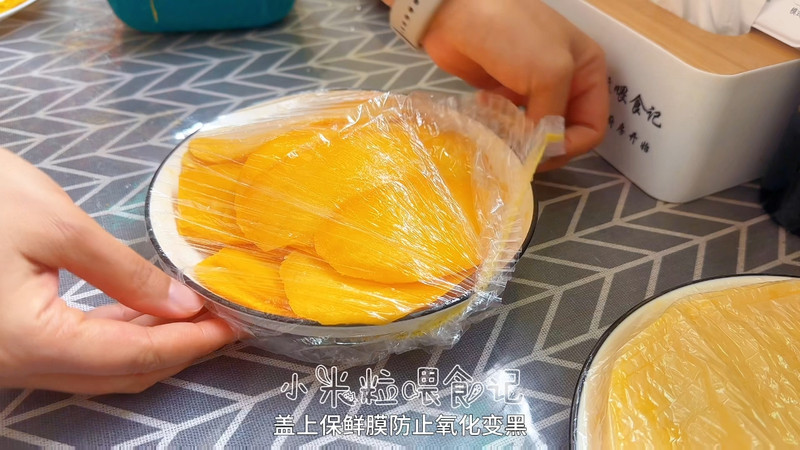 年烤箱的芒果/榴莲千层蛋糕，保姆级教程