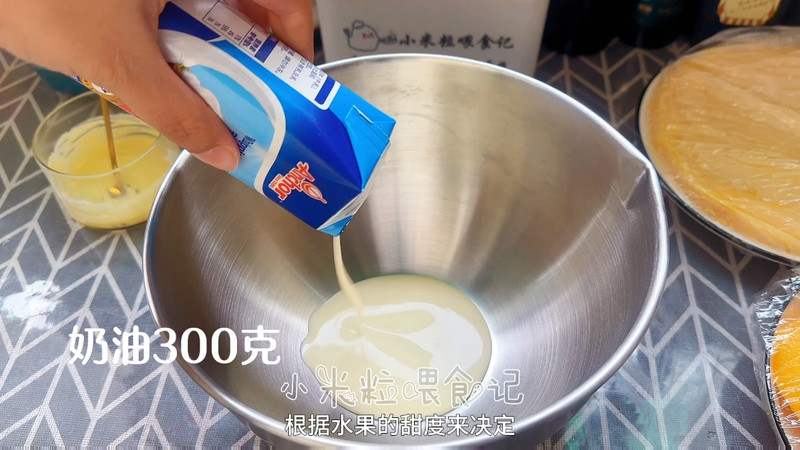 年烤箱的芒果/榴莲千层蛋糕，保姆级教程