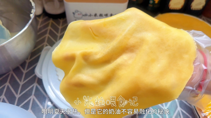 年烤箱的芒果/榴莲千层蛋糕，保姆级教程