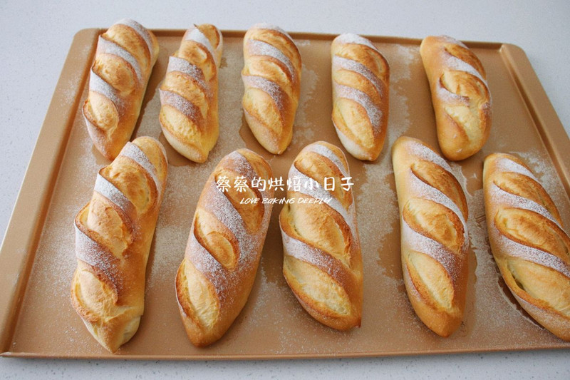 液种法香浓牛奶面包棒｜松软有嚼劲