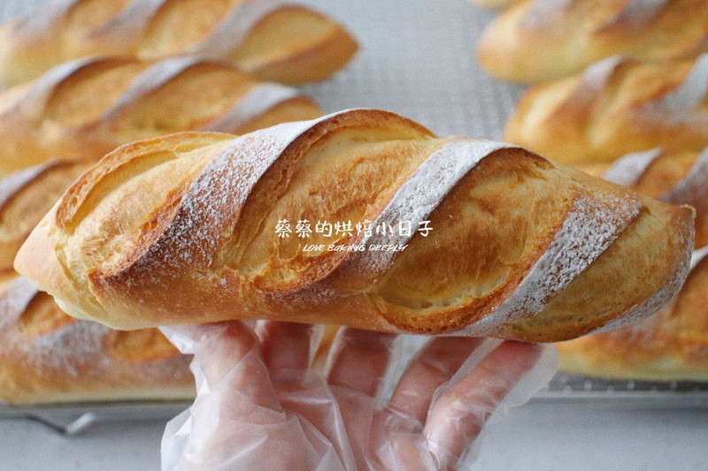 液种法香浓牛奶面包棒｜松软有嚼劲