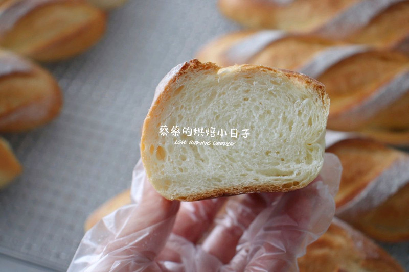 液种法香浓牛奶面包棒｜松软有嚼劲