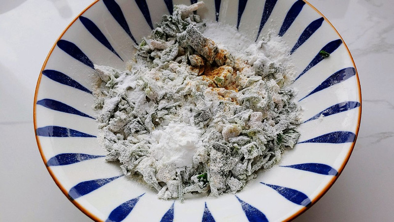 芝麻油煎荠菜饼