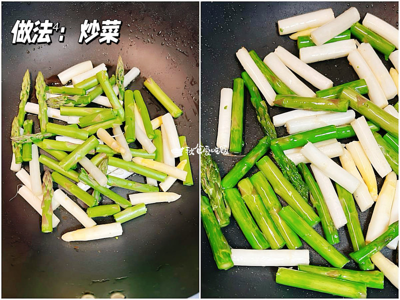青白芦笋虾仁，快手又清甜的减脂春菜！