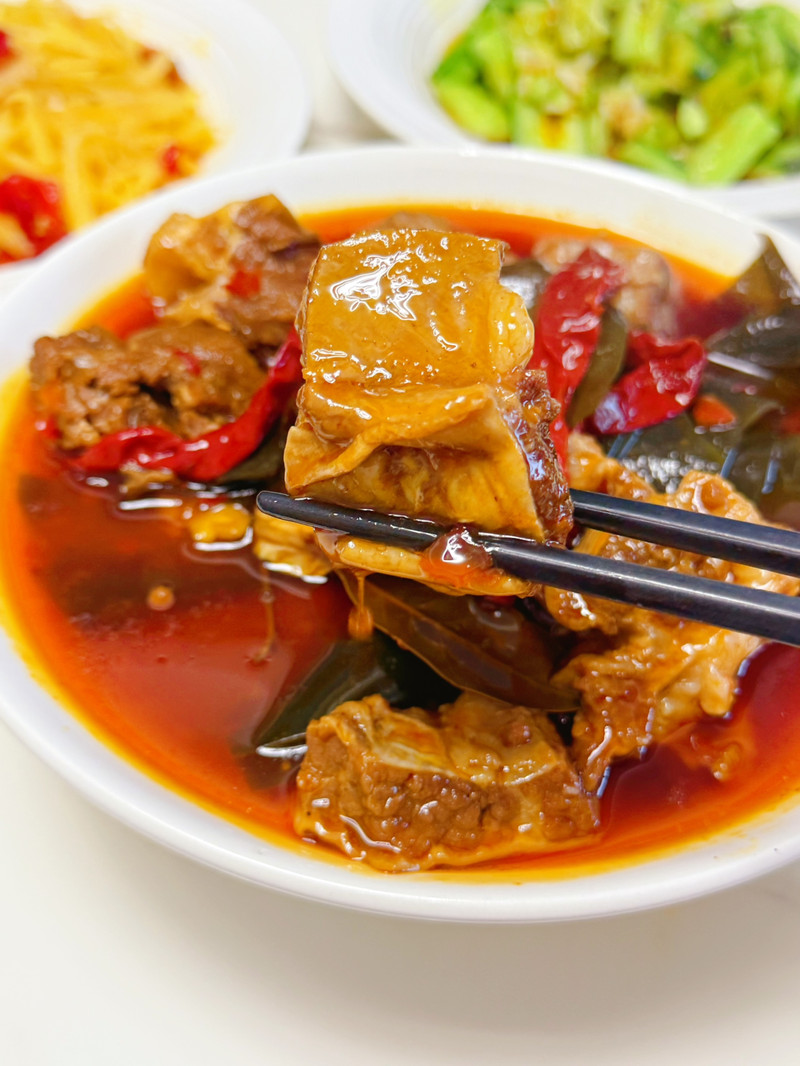 川香红烧海带牛肉