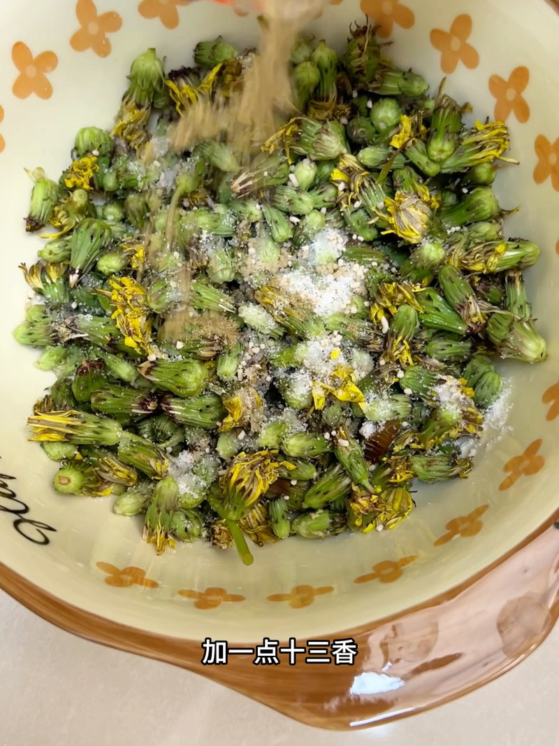 蒲公英花炒鸡蛋