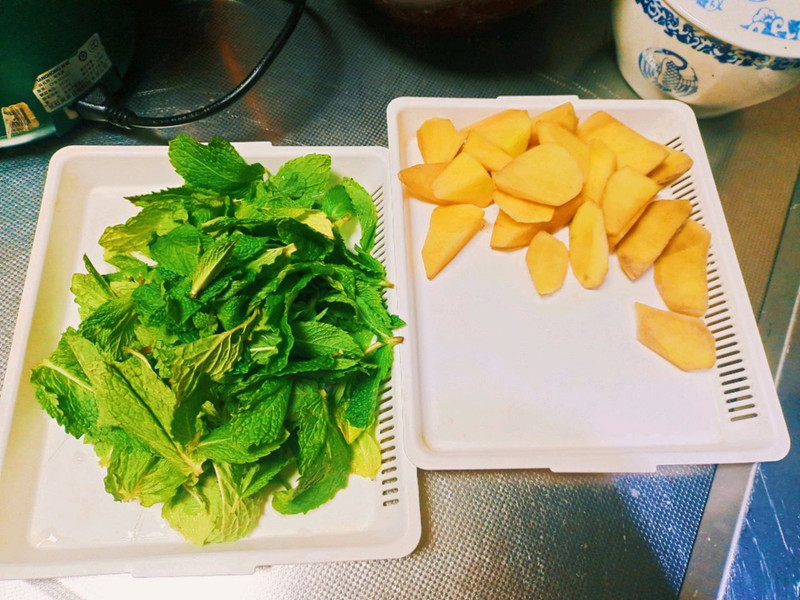 云南菜～薄荷炸洋芋