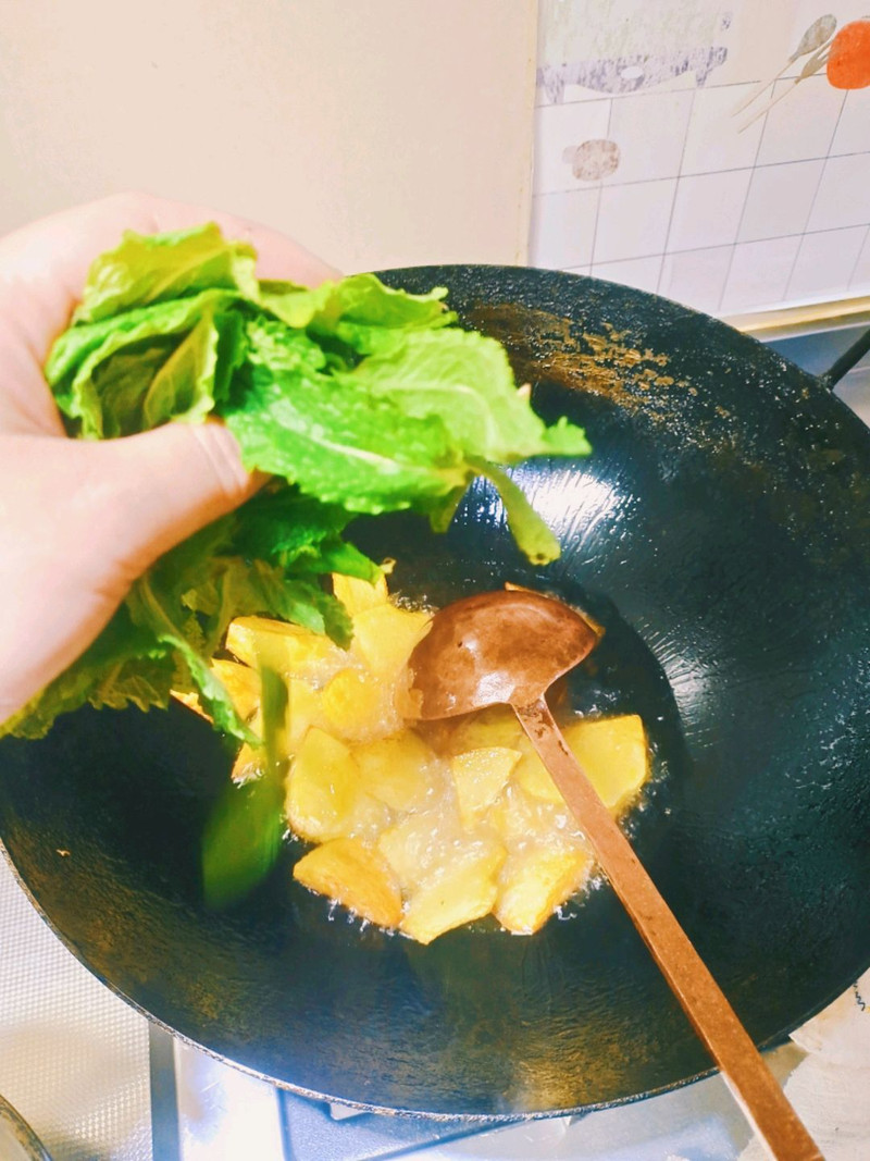云南菜～薄荷炸洋芋