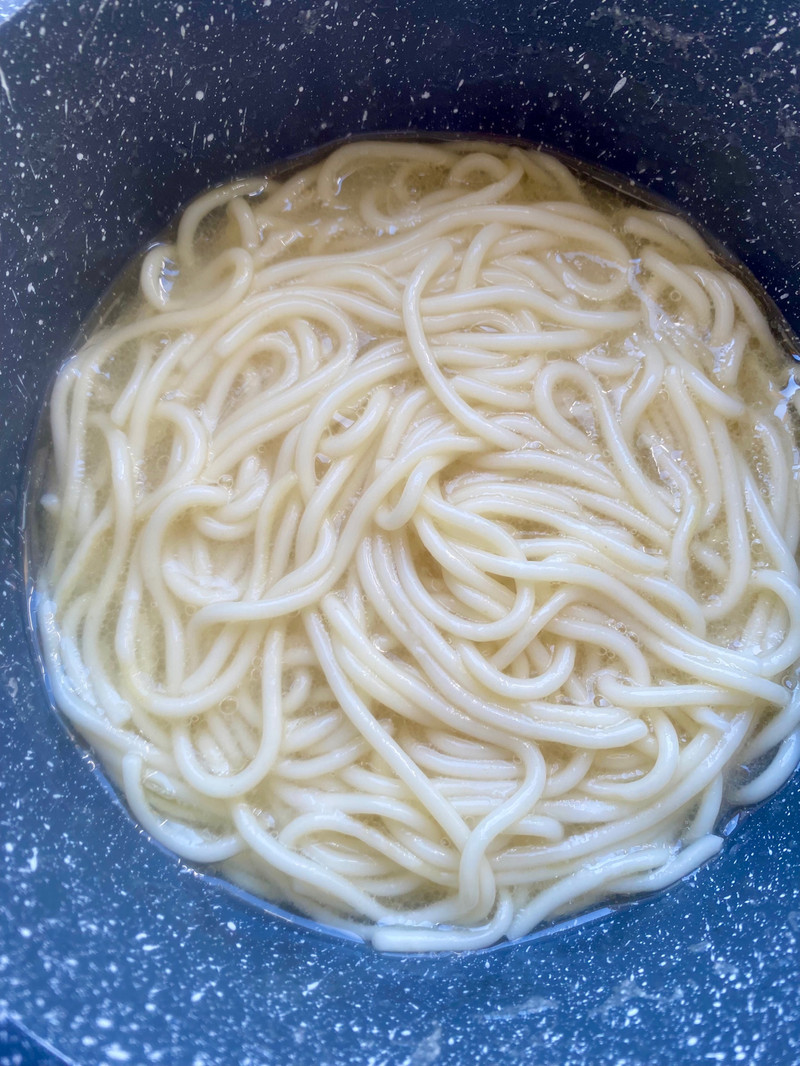 奶油虾意面