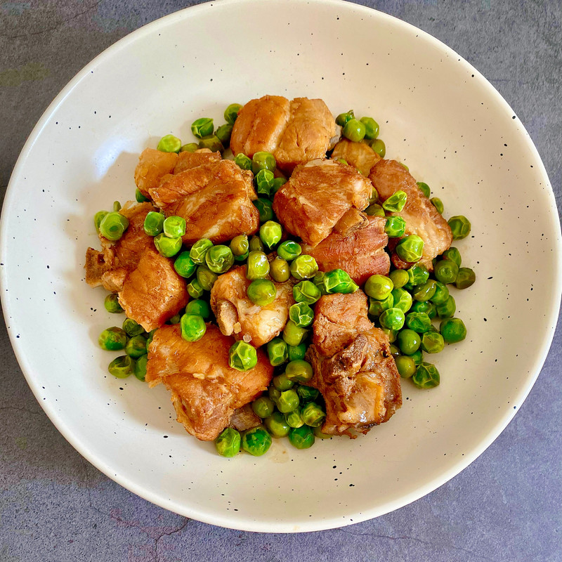 豌豆烧排骨 豌豆烧排骨