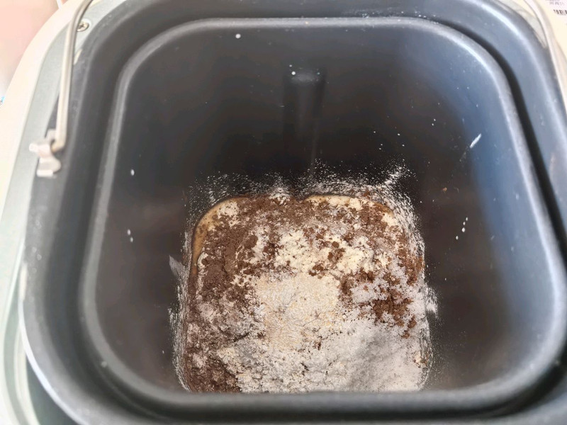 可可奶酥面包卷