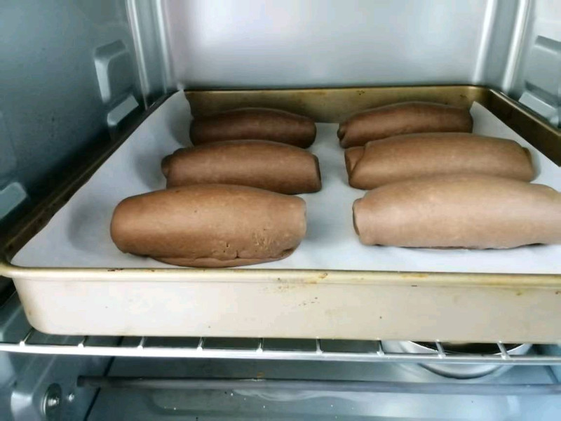 可可奶酥面包卷