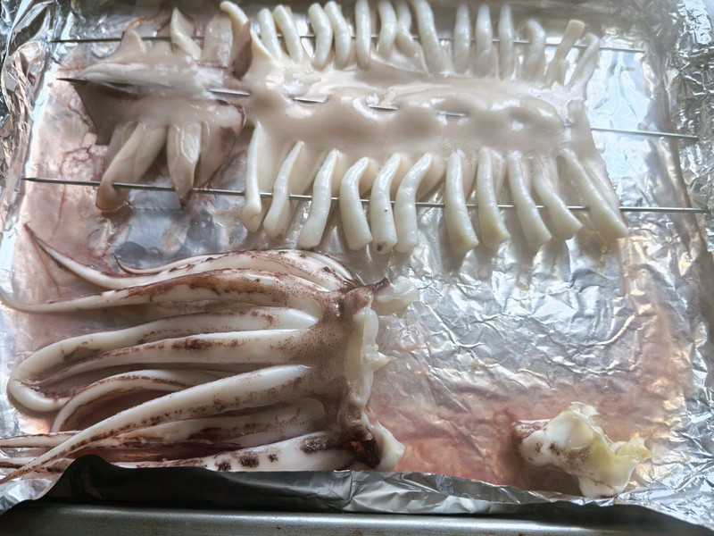 烤箱版烤鱿鱼