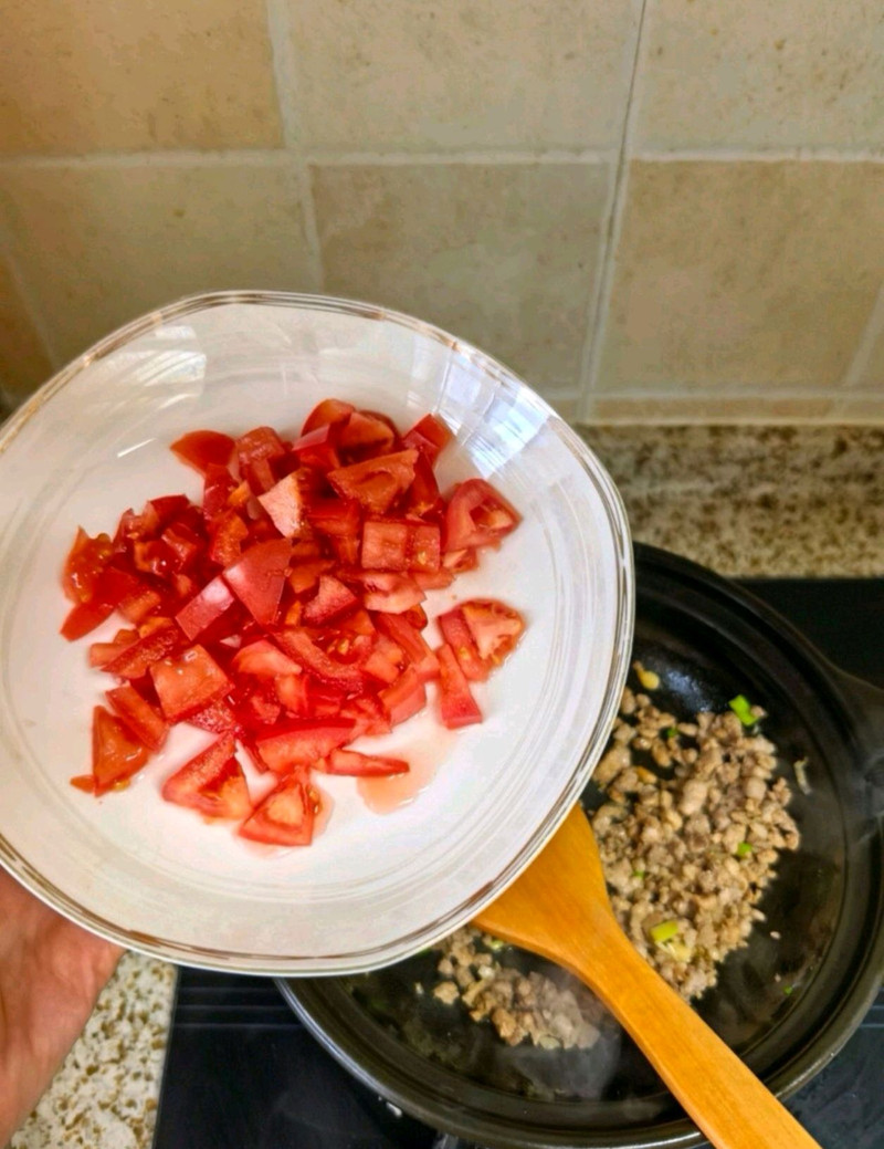 番茄肉末豆腐