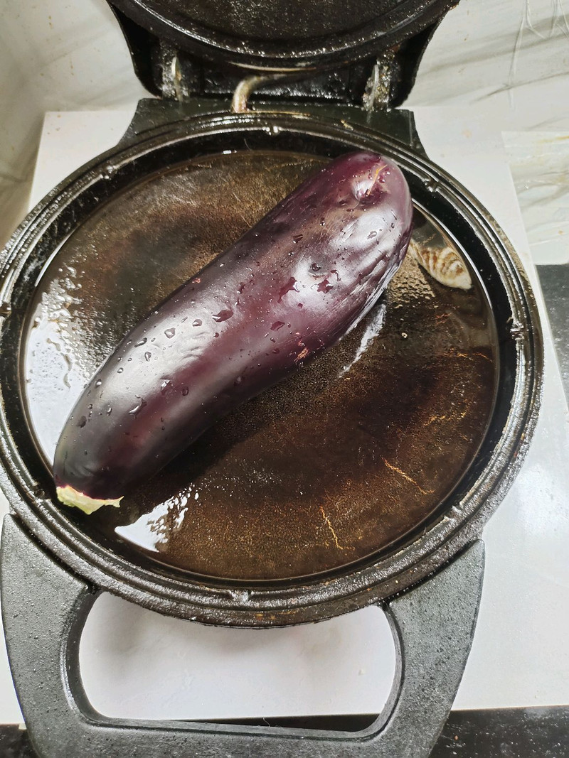 电饼铛版铁板蒜蓉茄子