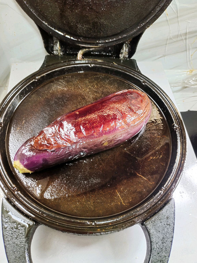 电饼铛版铁板蒜蓉茄子