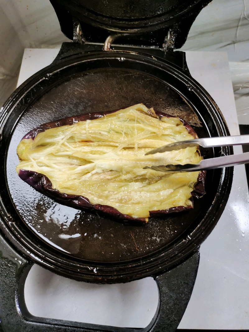 电饼铛版铁板蒜蓉茄子