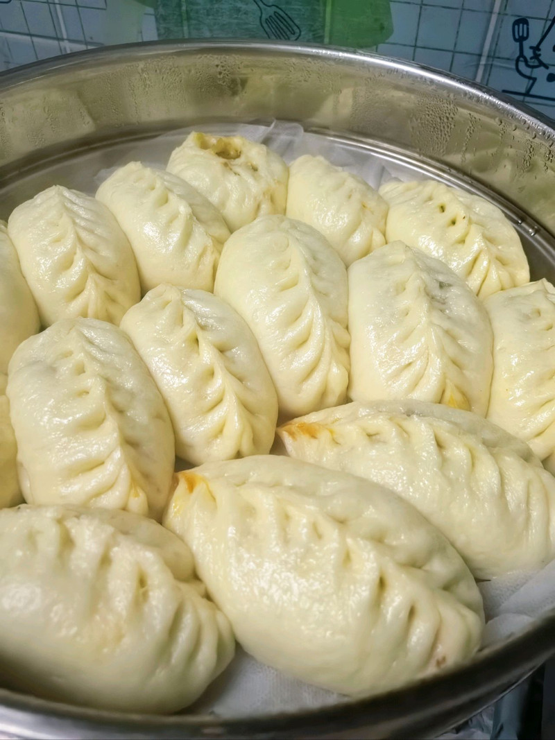 家常小包子（酸豆角、五花肉）